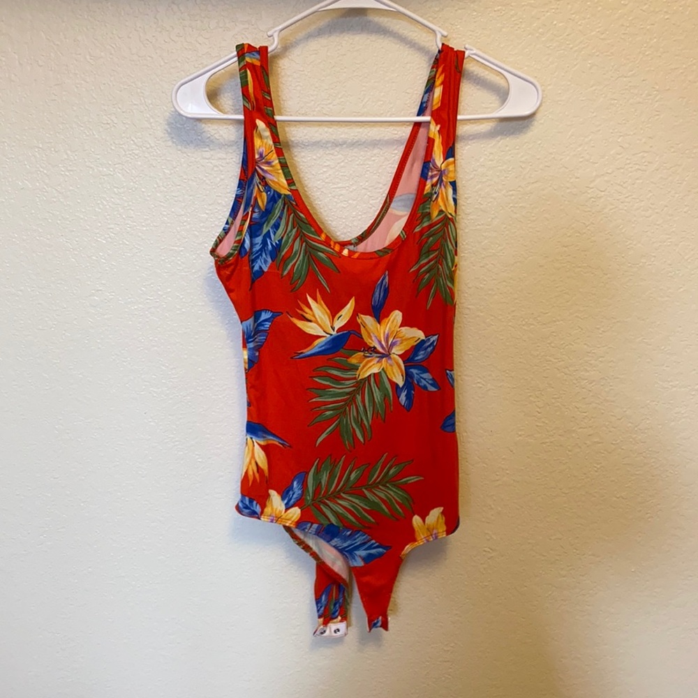 Floral body suit